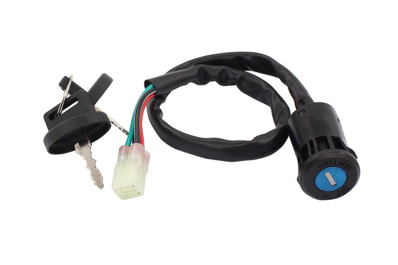 MOTOKU Ignition Switch w/Keys for Honda Sportrax 450 TRX450R 2x4 TRX450ER Electric Start TRX450R Kick Start - Image 1